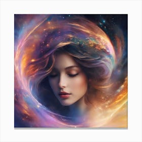 Dreaming Woman Canvas Print