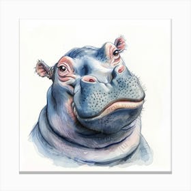 Hippo 5 Canvas Print