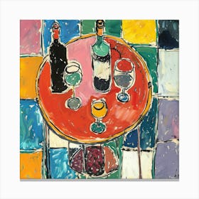 Summer Wine Matisse Style 6 Canvas Print
