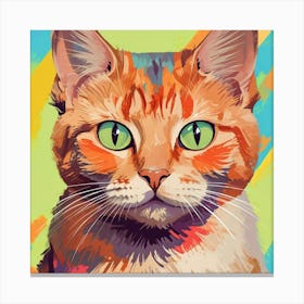 Portrait Of A Cat  Canvas Print