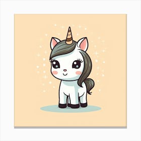 Cute Unicorn 320 Canvas Print