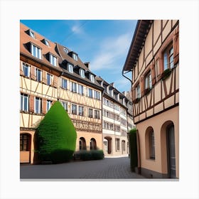 Old Town In Germany Photo Canvas Print