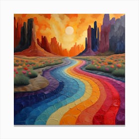 Rainbow River Canvas Print