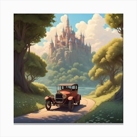 Cinderella'S Castle Canvas Print