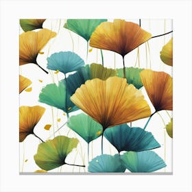 Ginkgo Leaves 1 Canvas Print