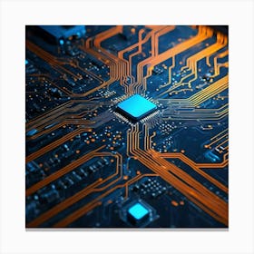 Circuit Board 16 Canvas Print