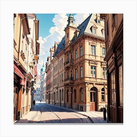 Scenery Vienna City Canvas Print