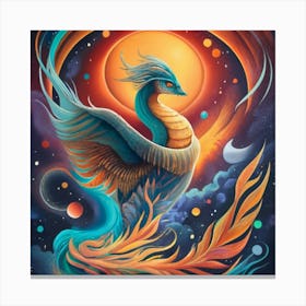 Phoenix Dragon 1 Canvas Print