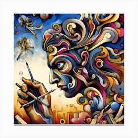 Surreal Rage Canvas Print