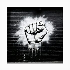 Fist In The Air Canvas Print