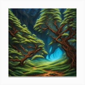 Fantasy Forest 1 Canvas Print