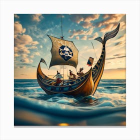 Viking Ship 1 Canvas Print