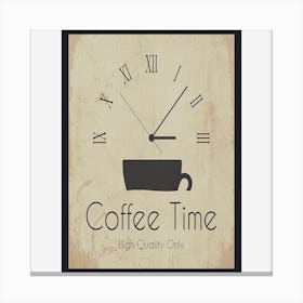 Coffee Time Canvas Print