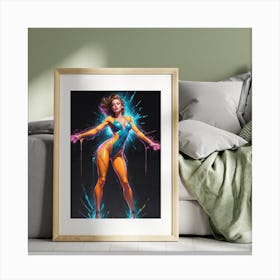 Comic Book Art Canvas Print