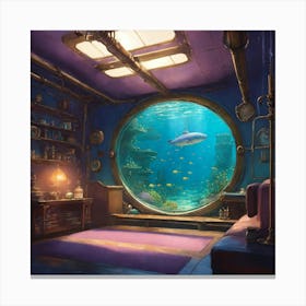 Underwater Room 1 Canvas Print