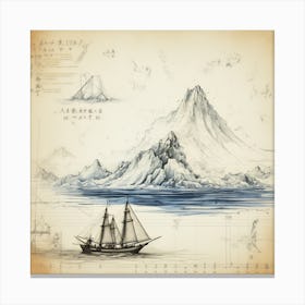 探検の航海 Voyage Of Exploration (X) Canvas Print