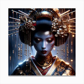 Japan Geisha Visual 116 Canvas Print