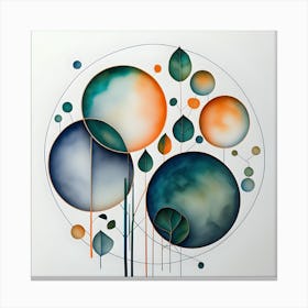 Spheres in motion ² Canvas Print