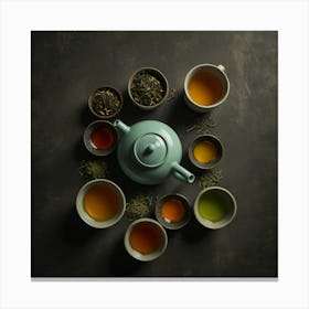 Tea Art 160 Canvas Print