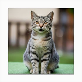 Cat Portrait Canvas Print