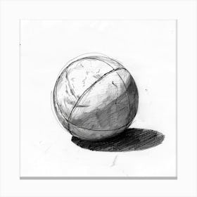 Ball Drawing Canvas Print