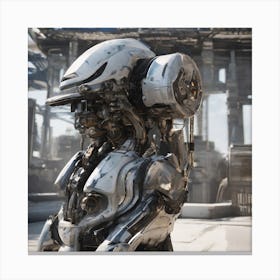 Futuristic Robot 139 Canvas Print