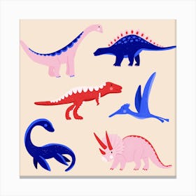 The Dinosaurs Canvas Print