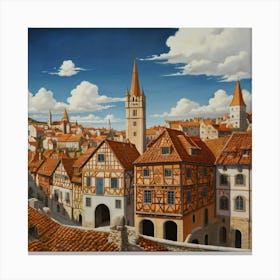 Old Town Canvas Print