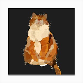 Orange Tabby Cat Canvas Print