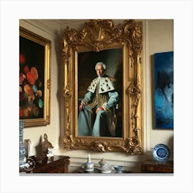 Portrait Of King Charles Ii Canvas Print