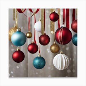 Christmas Ornaments 131 Canvas Print