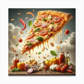 Pizza17 Canvas Print