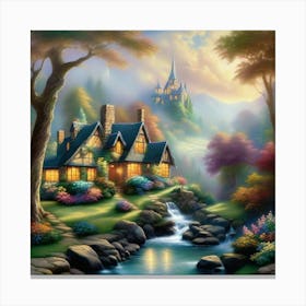 Fairytale Castle 1 Canvas Print