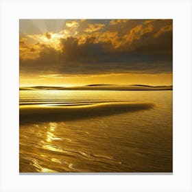 Golden Sunset Canvas Print