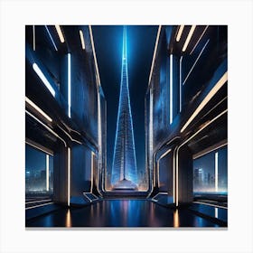 Futuristic City 171 Canvas Print