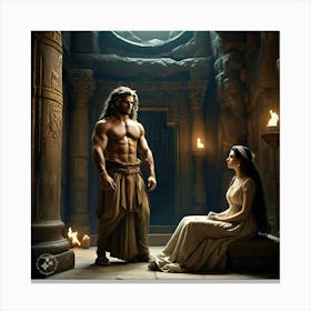 King And The Queen Canvas Print