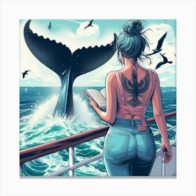 Whale Tales 3 Canvas Print