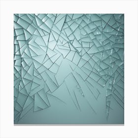 Broken Glass Background 9 Canvas Print