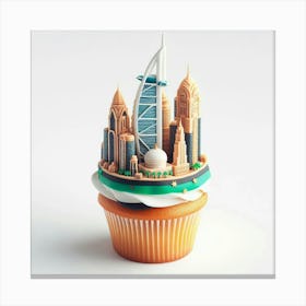 Dubai Cupcake Canvas Print