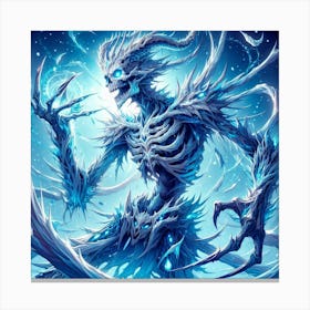 Ice Demon 4 Canvas Print