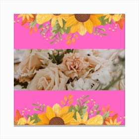 Flower art design 1 Canvas Print