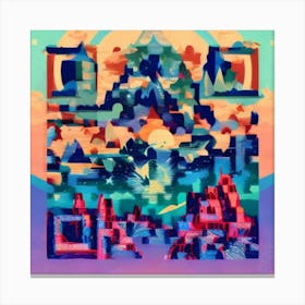 Qr Code Canvas Print