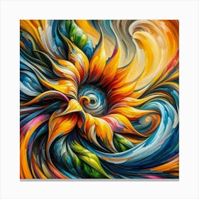 Sunflower Painting 2 Canvas Print