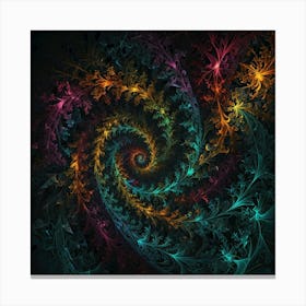 Ethereal Fractal Essence Canvas Print