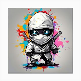 Ninja 3 Canvas Print