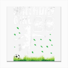 Playing Soccer Happy Birthday 23 Years Old To Me Girl Player Canvas Print