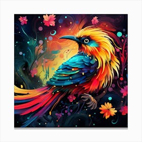 Colorful Bird 4 Canvas Print