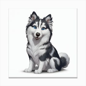 Husky Dog 5 Canvas Print
