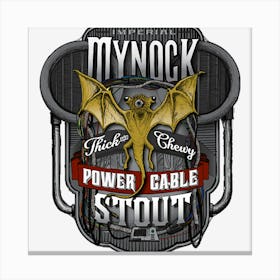 Mynock Power Cable Stout Canvas Print