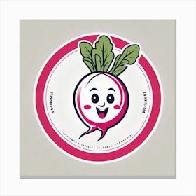 Radish As A Logo (28) Canvas Print